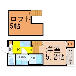 ハーモニーテラス二ツ橋の物件間取画像